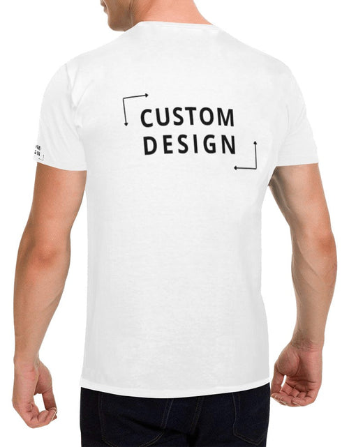 Load image into Gallery viewer, Custom Graphic T-shirt - Add Text Name Monogram Logo Or Image Design
