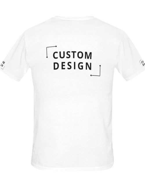 Load image into Gallery viewer, Custom Graphic T-shirt - Add Text Name Monogram Logo Or Image Design
