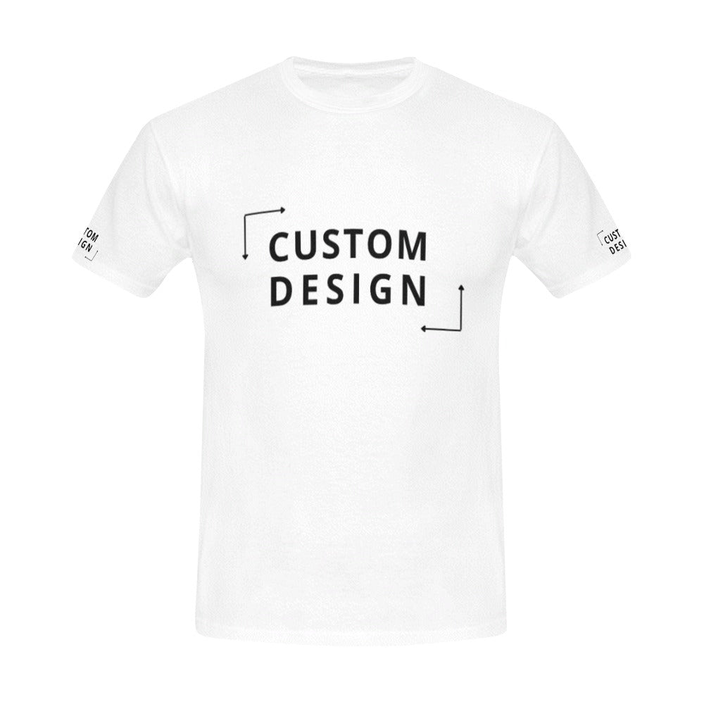 Custom Graphic T-shirt - Add Text Name Monogram Logo Or Image Design