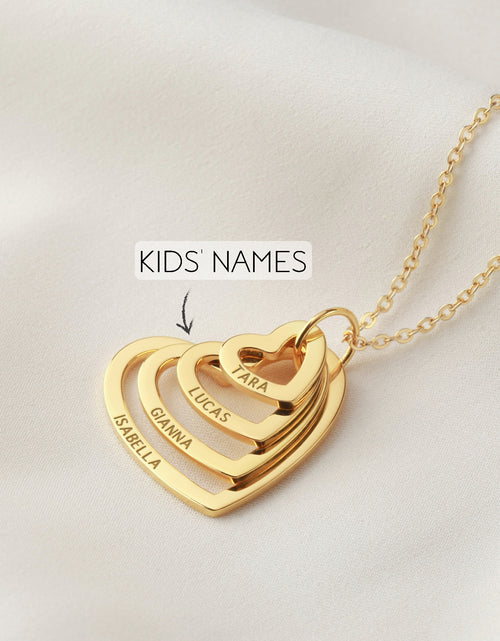 Load image into Gallery viewer, Grandma Heart Necklace, Personalized Grandma Jewelry, Nana Necklace
